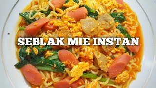 RESEP SEBLAK MIE INSTAN KUAH PEDAS