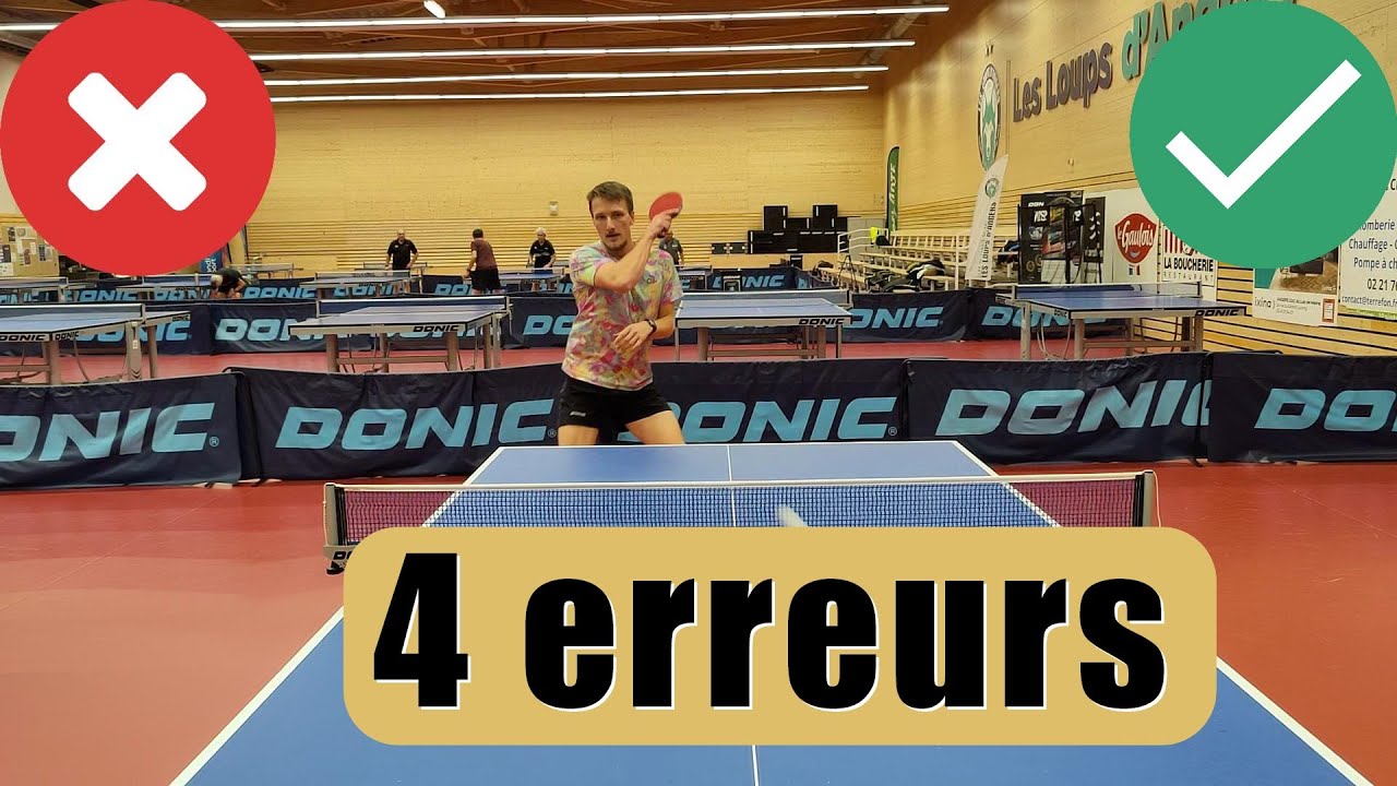 4 erreurs à ne pas commettre avec le topspin coup droit