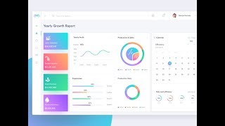 .NET   WINFORMS LIGHT GRADIENT MODERN DASHBOARD COMBINATION - Bunifu UI  1.5.4    C#,VB