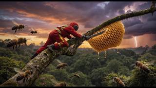 Better Than a Monkey? Crazy Tree Climbing to Hunt Wild Honey