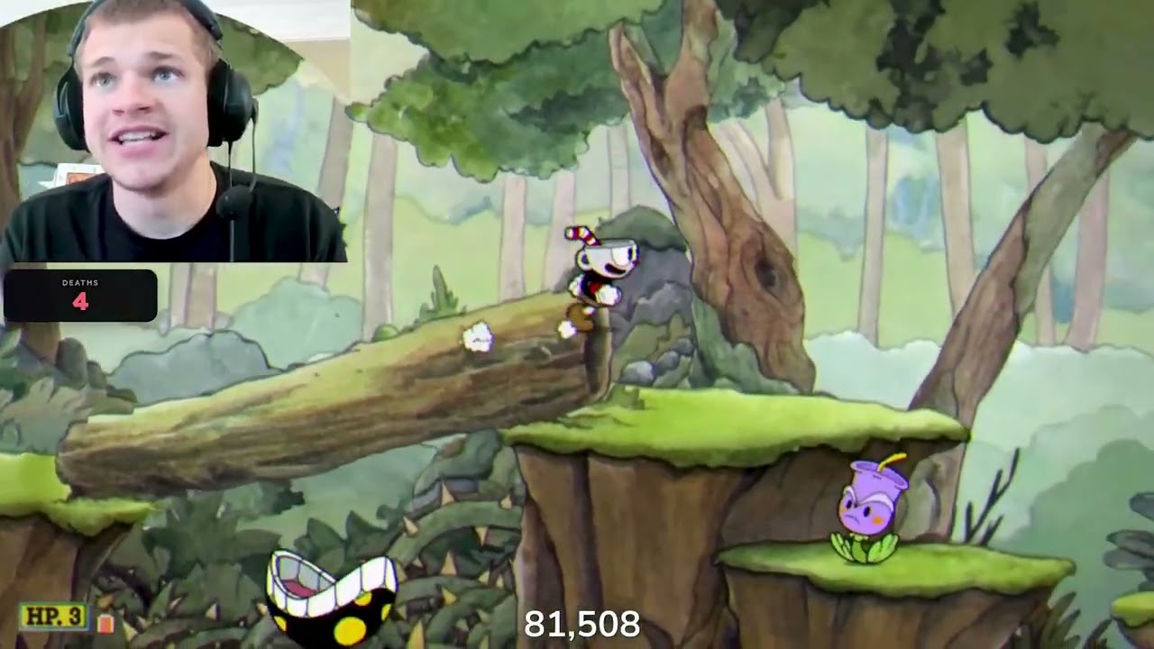 Jynxzi Plays Cuphead - Rage moments