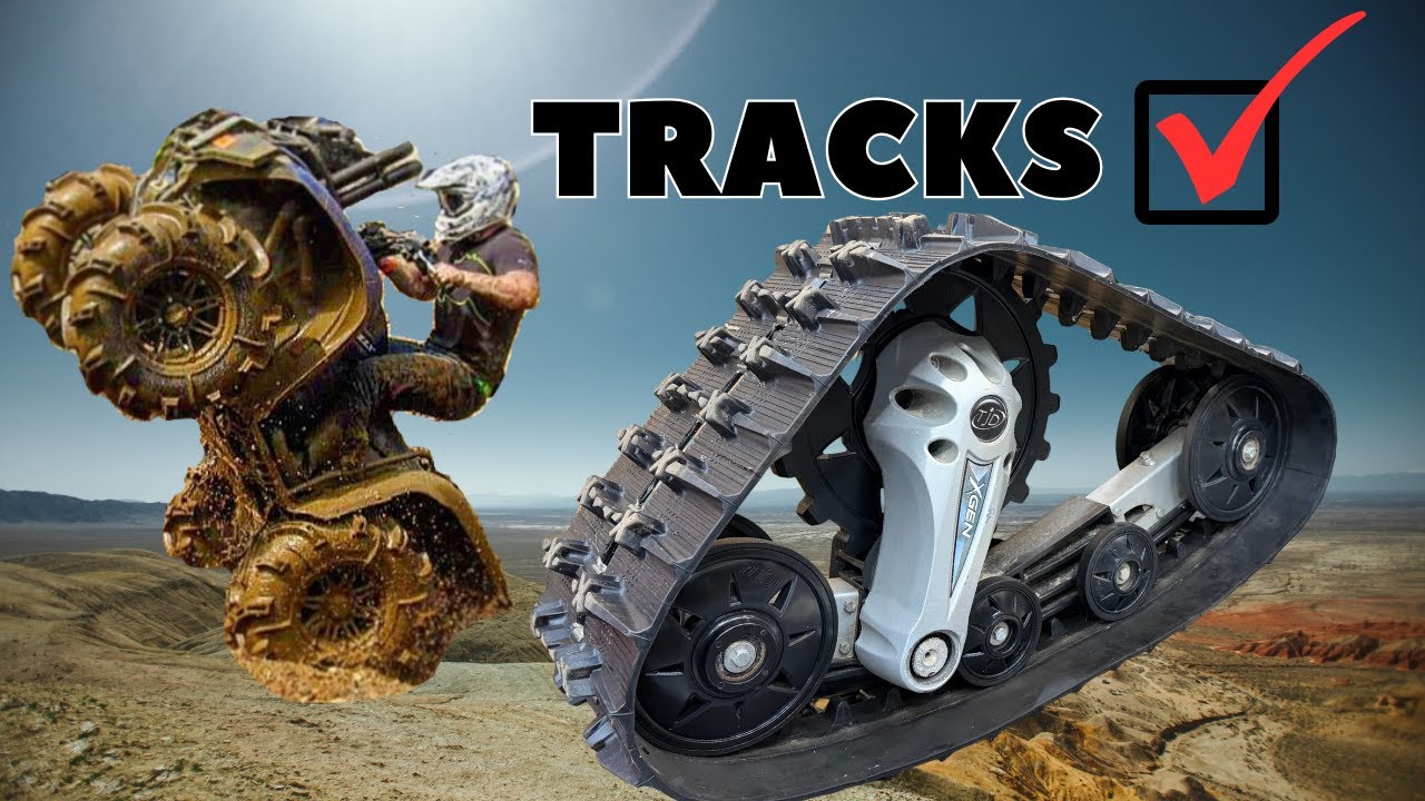 Snorkeled Yamaha Grizzly 700 gets TRACKS!