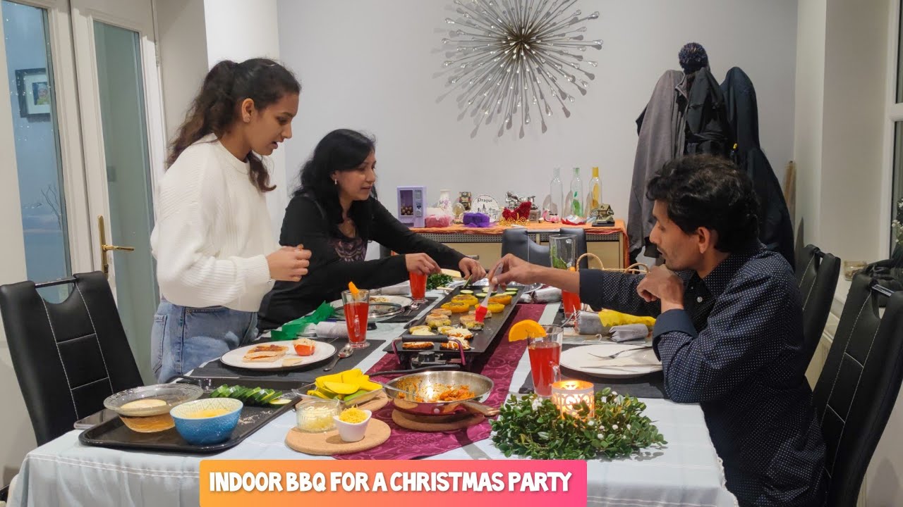 Indoor BBQ Party food Ideas Vegetarian BBQ grill recipes Christmas