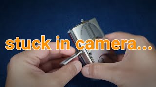 If your battery stuck in camera...
