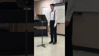 Elijah solo for solo ensemble 2018