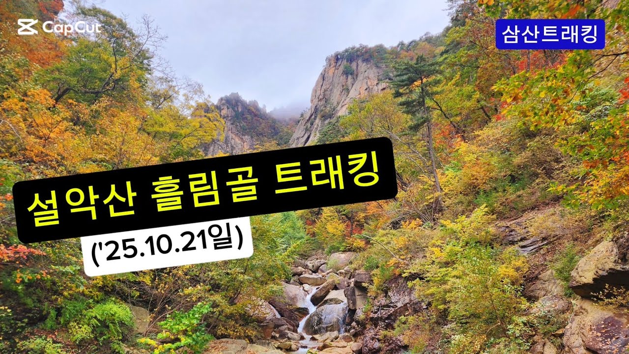 설악산 흘림골, 주전골 트래킹 ('25.10월 21일)