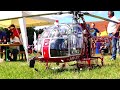 Incredible 18 Foot RC Scale turbine Helicopter World biggest LAMA SA315B Air Zermatt Model