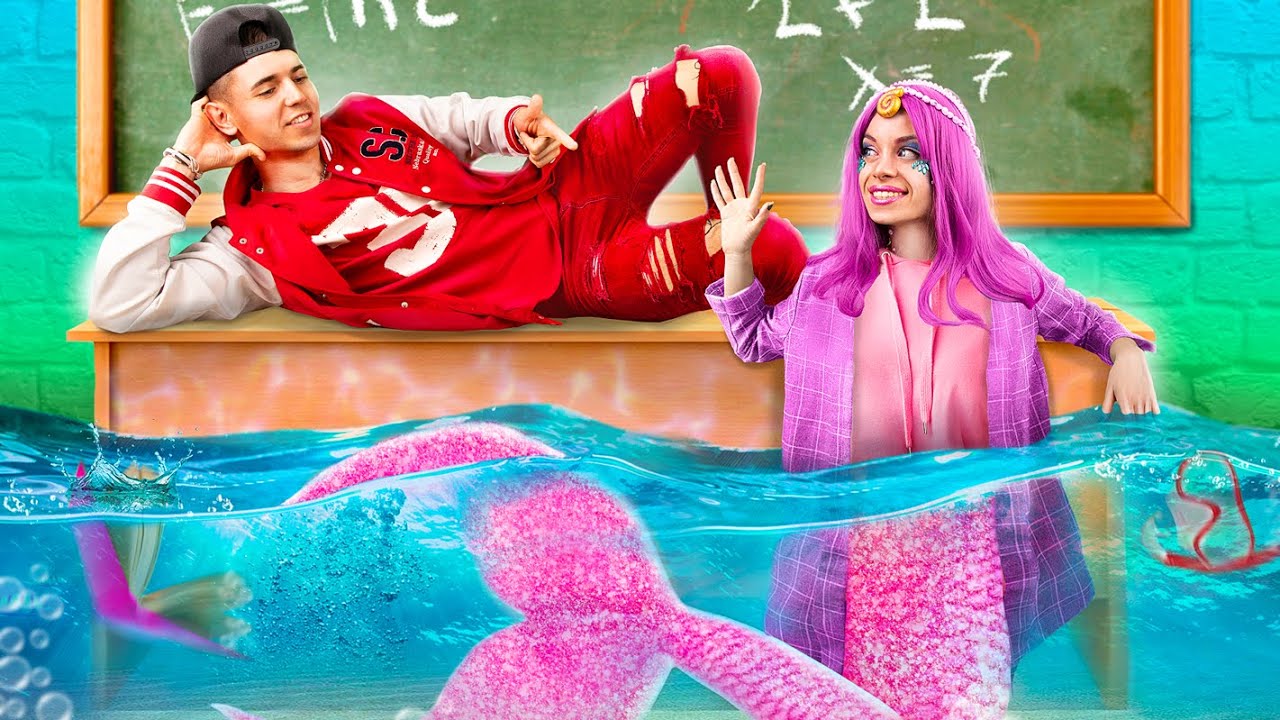 Student by Day vs Mermaid by Night