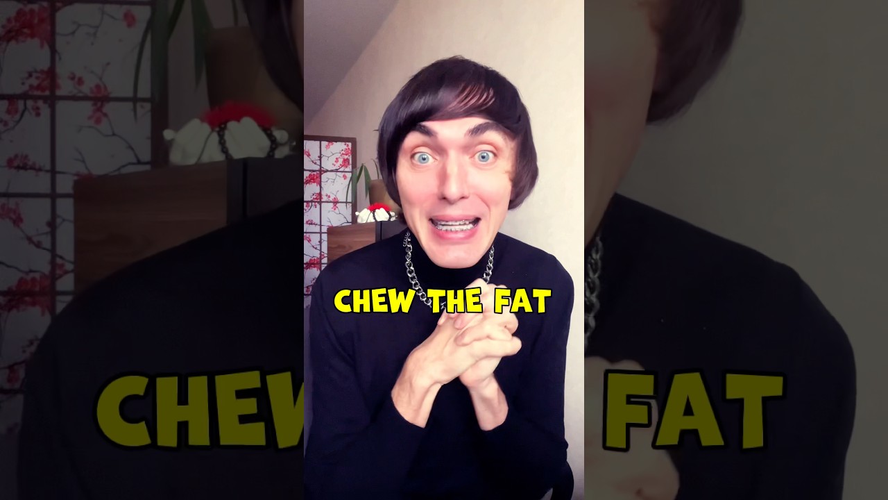 CHEW THE FAT или зачем мы «жуем жир» в английском. Больше про изучение английского у 