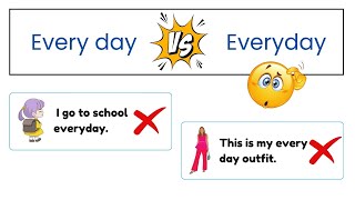 Every day vs Everyday – What’s the Difference  English Grammar Lesson for Beginners