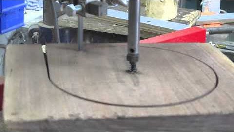 Circle Cutter Turning Blanks on a Bandsaw