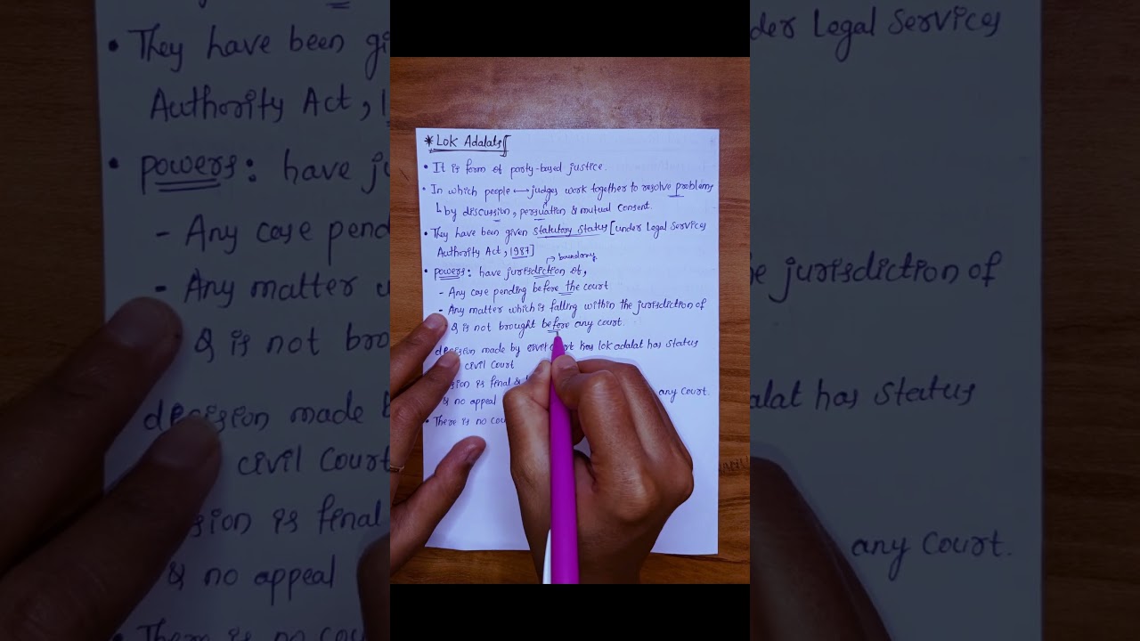 "Lok Adalat: Empowering Justice for All | Government Exam Guide"