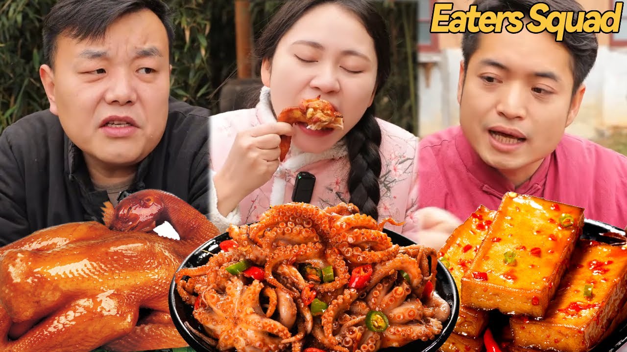 Da Zhuang and his sister were incredibly lucky today; Old Wang could only eat vegetables.