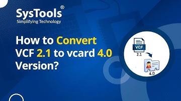 How to Convert VCF 2.1 to vCard 4.0 Version?