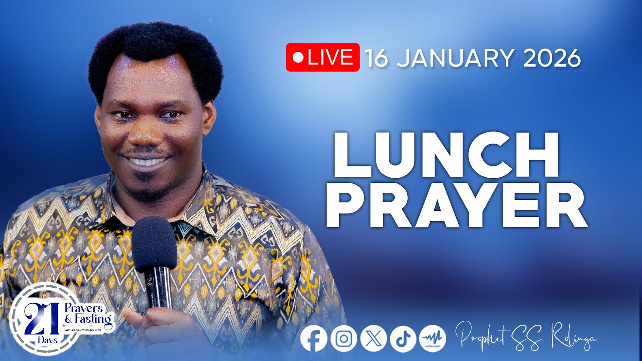 🔴LIVE​​​​​​​​​​​​​​​ MAOMBI YA MFUNGO WA SIKU 21 (LUNCH TIME PRAYER)  DAY 5 (JAN 16, 2026)