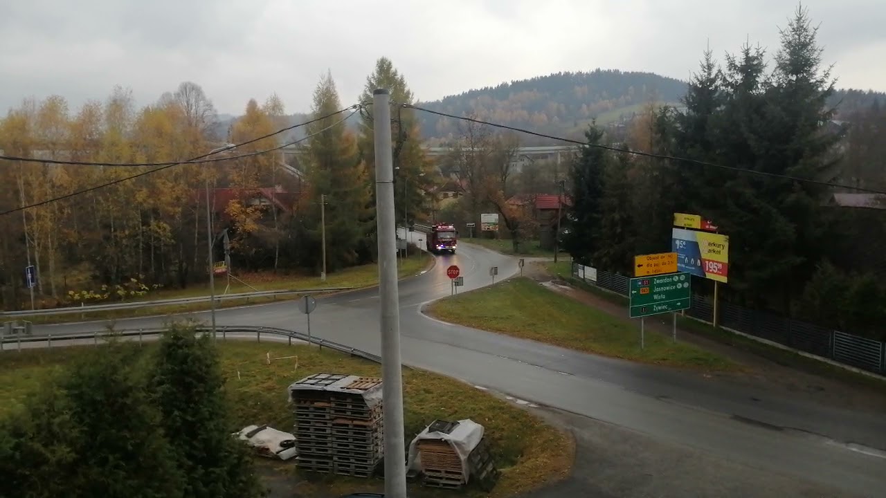 [Alarmowo] 331[S]49-Volvo FL10/Eurokran-JRG 1 Bielsko-Biała|Do zdarzenia|