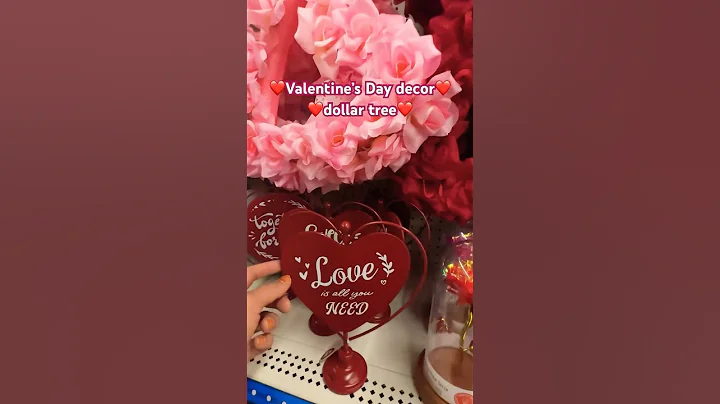 Valentine’s day decor at dollar tree  #dollartree #decor #viral #shorts