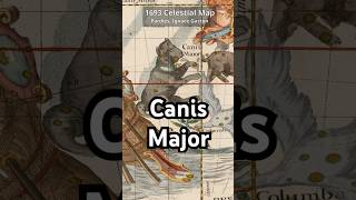 Ignace Pardies’ Stunning 1693 Celestial Map: Rare Gnomonic Star Atlas with Comet #Celestial #Space