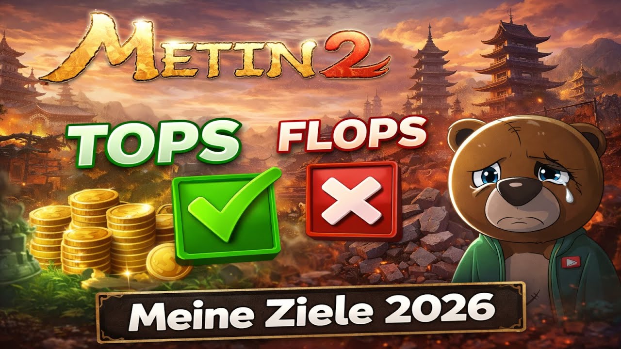 Metin2 | MEINE FAILS & ERFOLGE ➔ ZIELE FÜR 2026 | Let´s Play Metin2.de mit Vossi