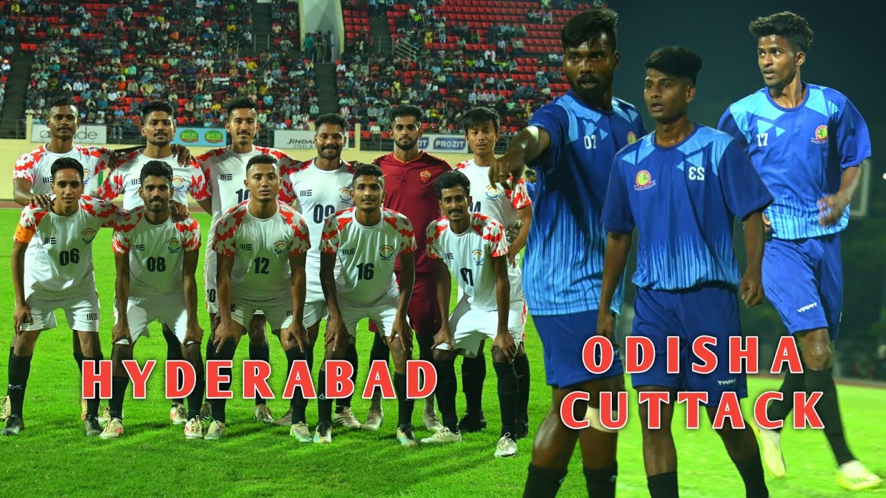 FAO ODISHA CUTTACK 4 - 1 HYDERABAD [ 1st SEMI FINAL ] Birsa Munda Athletic Stadium Rourkela 2024