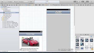 Xcode 4.6 Making your first app part 1 (no coding)