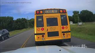 Dash cam: Deputy, off-duty fireman stop out-of-control school bus