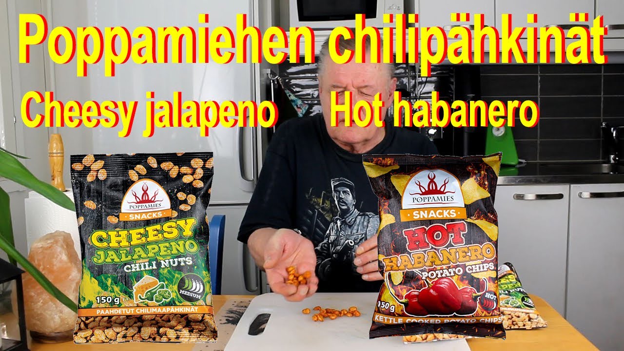 Makutestissä Poppamiehen chilipähkinät