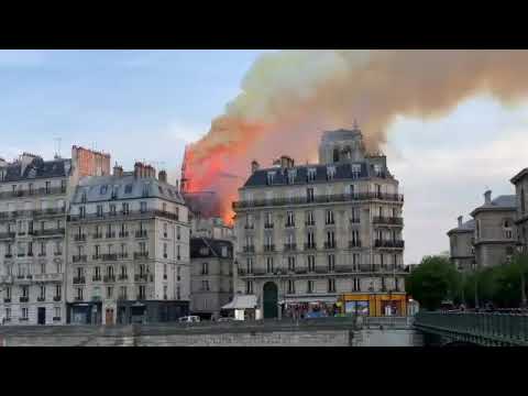 Video: Oheň V Katedrále Notre Dame 2019: Najnovšie Správy