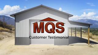 Customer Testimonial - John D | 30x48x16 Hobby Shop Garage Pole Barn | Hamilton, MT | MQS