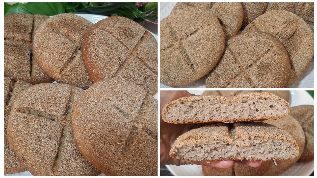 خبز المحراش بدون غلوتين 🥢بدون لاكتوز 🥢بدون دقيق مصنع 🥢pain sans gluten. Sans lactose