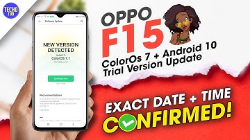 Oppo F15 ColorOs 7 + Android 10 Trial Version Update , ColorOs 7 for Oppo F15 , Oppo F15 ColorOs 7