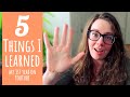 5 things I learned my FIRST year on YouTube!