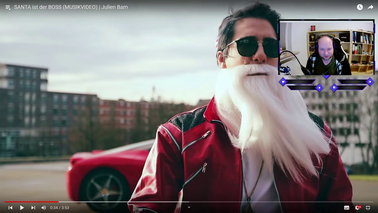 Weihnachtskalender Tag 22 Julien Bam - SANTA ist der BOSS/SANTA bleibt der BOSS Reaktion/Reaction