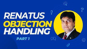 Renatus Objection Handling Part 1 || Yogesh Gupta
