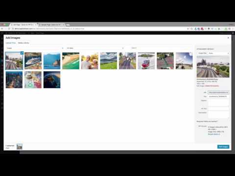 Create a slider or fader with the image gallery element in Visual Composer