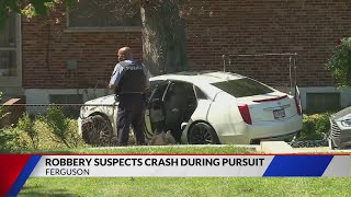 Police investigating chase that ended in a Ferguson crash