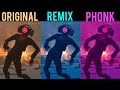 Speaker Woman Dancing Original vs Phonk vs Remix Version part 1