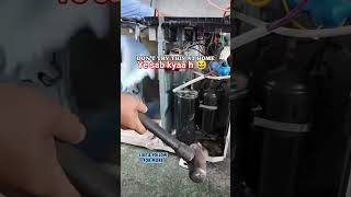 #Inverter ac me compressor stuck hogya desi jugad #ac #inveterac #daikin #voltas #vrv3 #vrv4 #vrv3