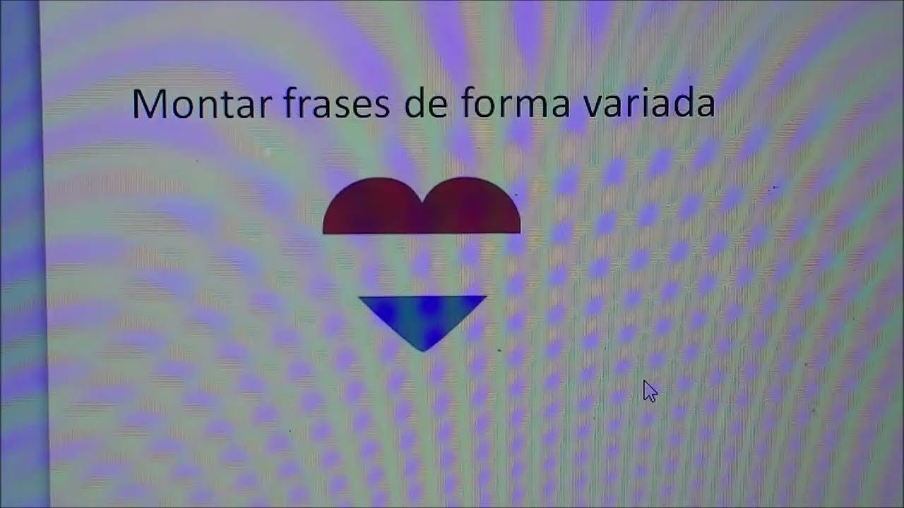 Formando frases de forma variada.
