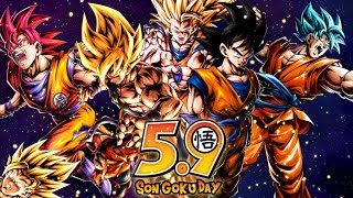 HAPPY GOKU DAY!!! USING 6 F2P GOKUS IN PROUD PvP!(this was a bad idea) | Dragon Ball Legends