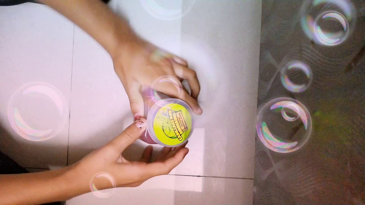 Playing With My Secret Santa Slime YouTube