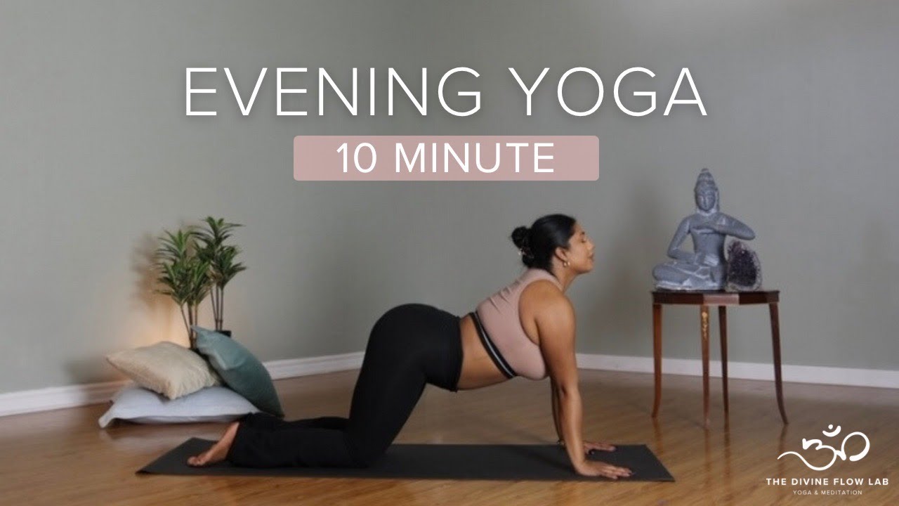 10 Minute Evening Yoga for Relaxation and Sleep - Bedtime Yoga - YouTube