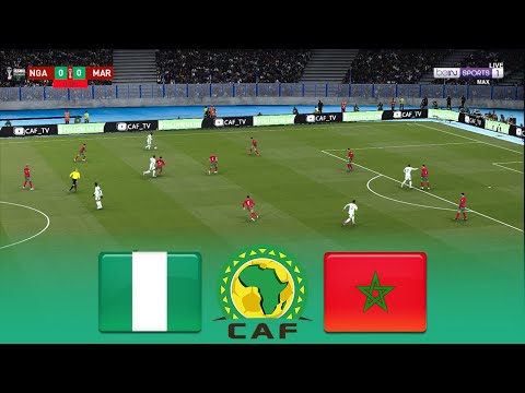 NIGERIA Vs MOROCCO Live Africa Cup Of Nations 2026 13 January 2026 Simulation PES 2021 Gameplay 