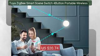 Tuya ZigBee Smart Scene Switch 4Button Portable Wireless Lighweight... — Top Rated 2026 | Buy Now!