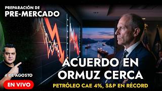El Petróleo se Desploma. Palantir Sube 16%.SpaceX Reporta Hoy