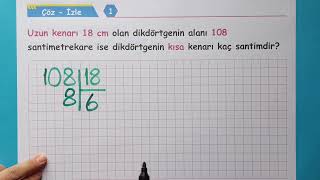 ÇÖZ İZLE-1 ALAN ÖLÇÜYORUZ TEST