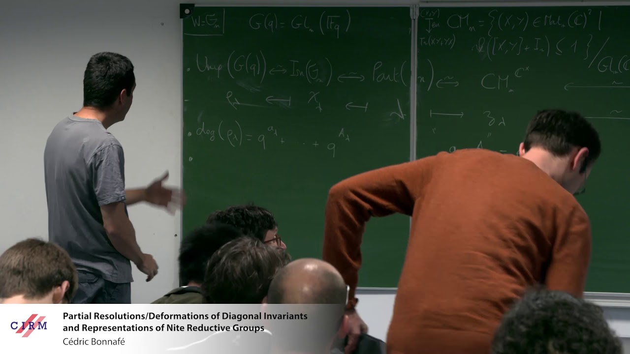Cédric Bonnafé: Partial resolutions/deformations of diagonal invariants and representations of... cnrs montpellier