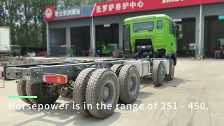 Horsepower is in the range of 351 - 450.