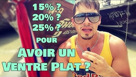 Quel est la masse grasse IDÉALE pour un ventre plat ? - Ep.#007