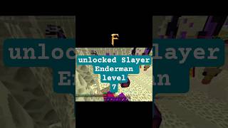Unlocked level 7 enderman slayer Fakepixel skyblock #minecraft